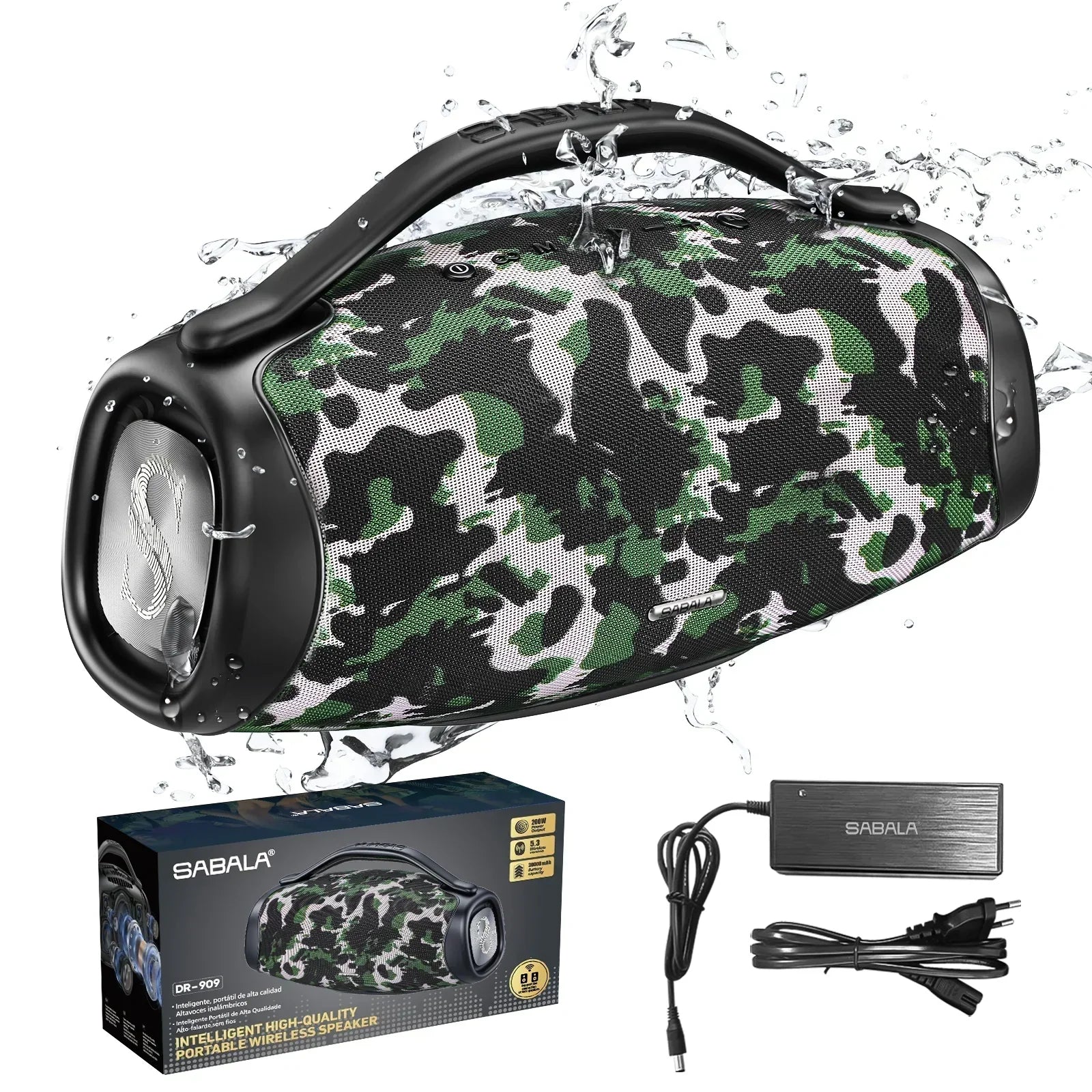 🔥 OFERTA IMPERDÍVEL! 🔊 A BOOMBOX DR-909 CHEGOU COM 200W DE POTÊNCIA — SOM ABSURDAMENTE POTENTE PARA SUA FESTA!
