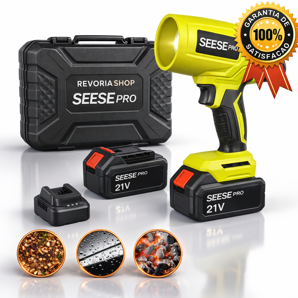 SEESEpro 2.0™ Soprador Turbo Compacto - Casa, Carro, Sitio, Chacara, Fazenda e MUITO mais!
