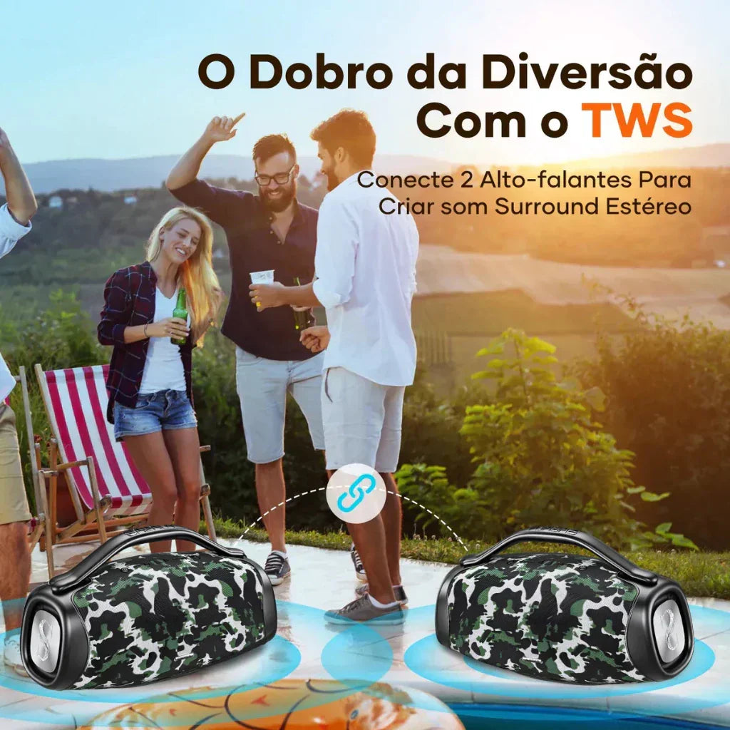 🔥 OFERTA IMPERDÍVEL! 🔊 A BOOMBOX DR-909 CHEGOU COM 200W DE POTÊNCIA — SOM ABSURDAMENTE POTENTE PARA SUA FESTA!