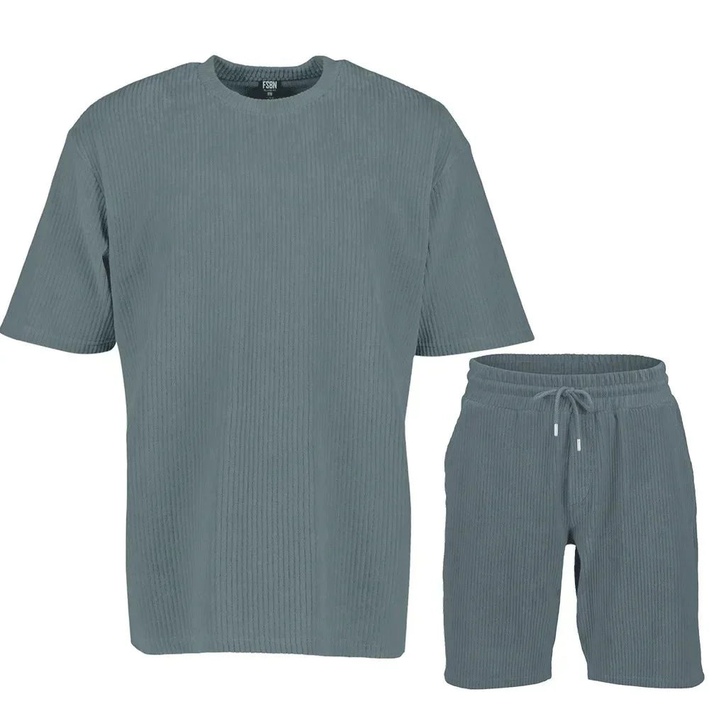 Conjunto Masculino Casual Bermuda e Camiseta