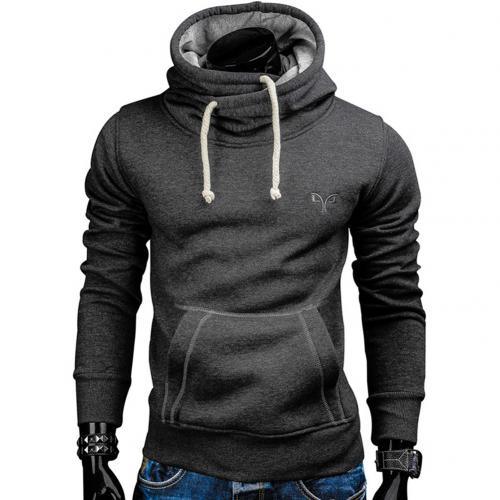 Moletom Masculino Gola Alta Com Capuz