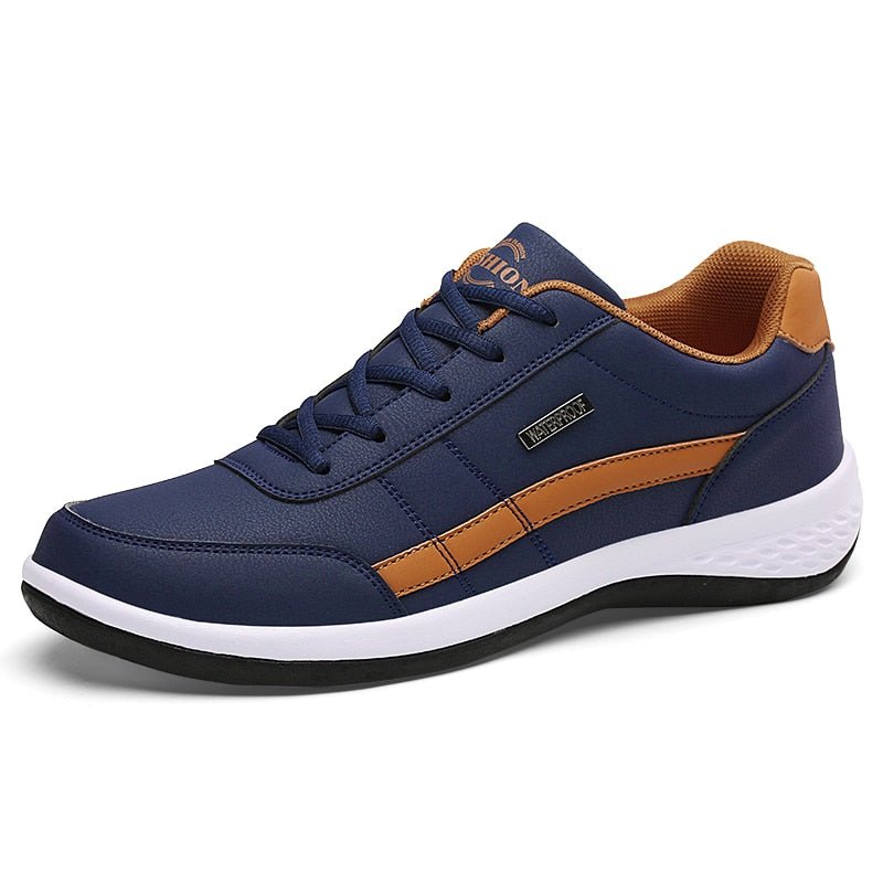 Sapatênis Masculino de Couro de Plutônio - Estilo e Conforto