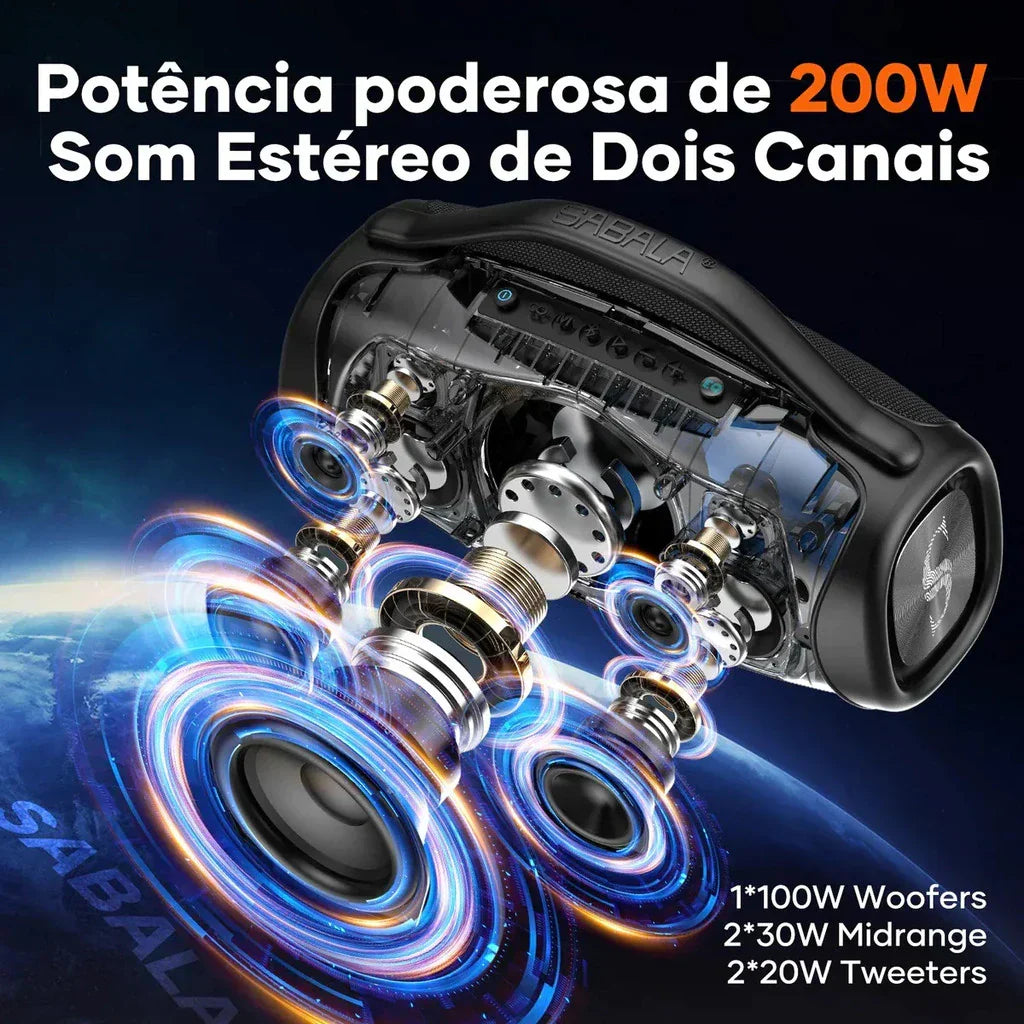 🔥 OFERTA IMPERDÍVEL! 🔊 A BOOMBOX DR-909 CHEGOU COM 200W DE POTÊNCIA — SOM ABSURDAMENTE POTENTE PARA SUA FESTA!