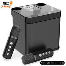 Clientes VIP Mbox Karaokê com 2 microfones sem fio