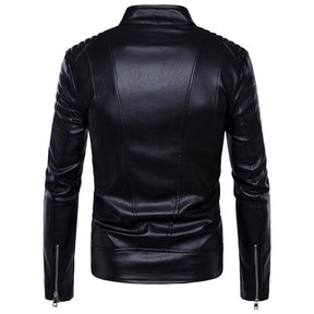 Jaqueta de Couro Masculina - Proteção e Estilo para Motociclistas
